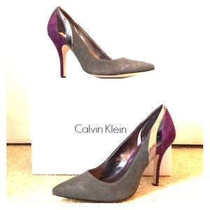 Calvin Klein Suede Pumps